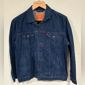 Levi's Men's Dark Blue Denim Jacket